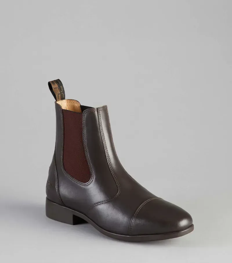 Premier Equine Torlano Leather Chelsea Paddock Boot in Brown