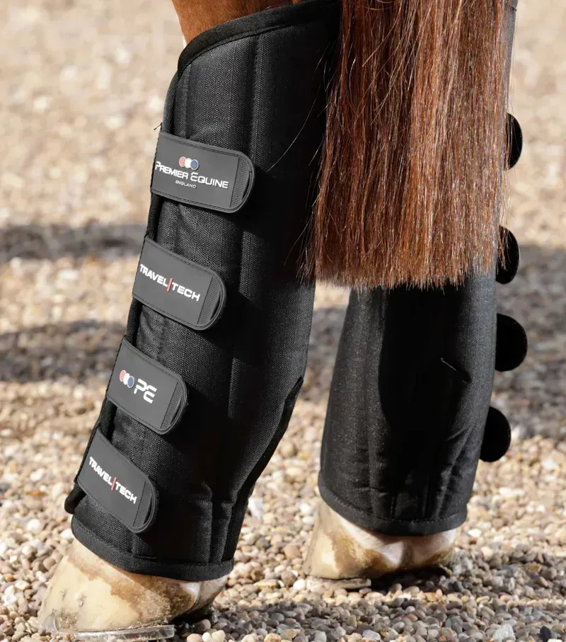 Premier Equine Travel-Tech Travel Boots in Black-3