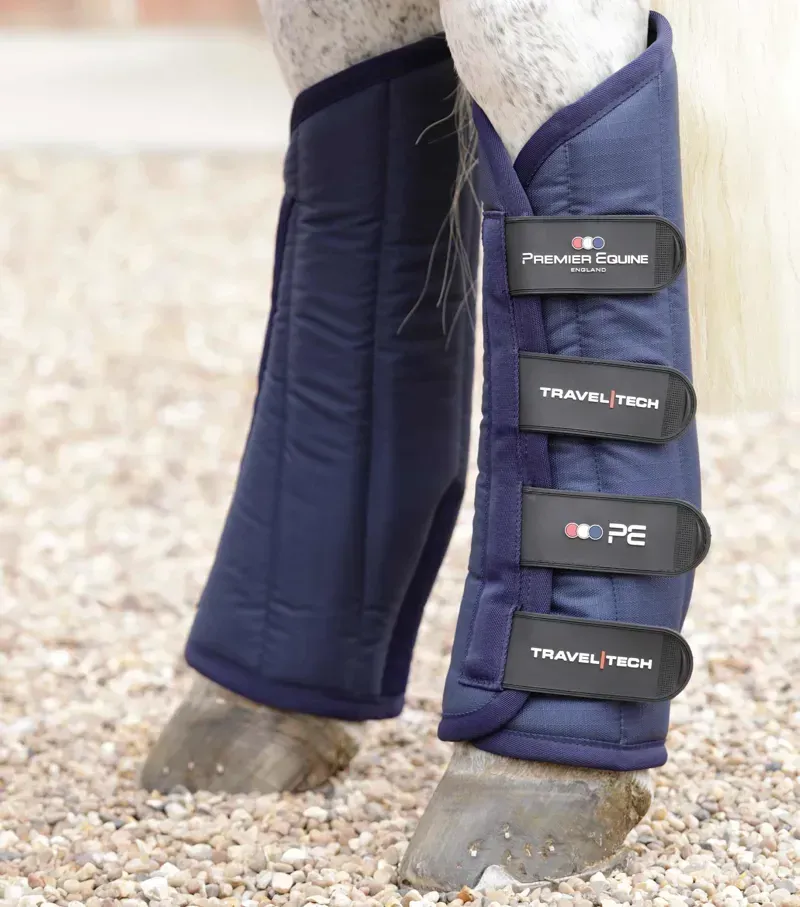 Premier Equine Travel-Tech Travel Boots in Navy-2