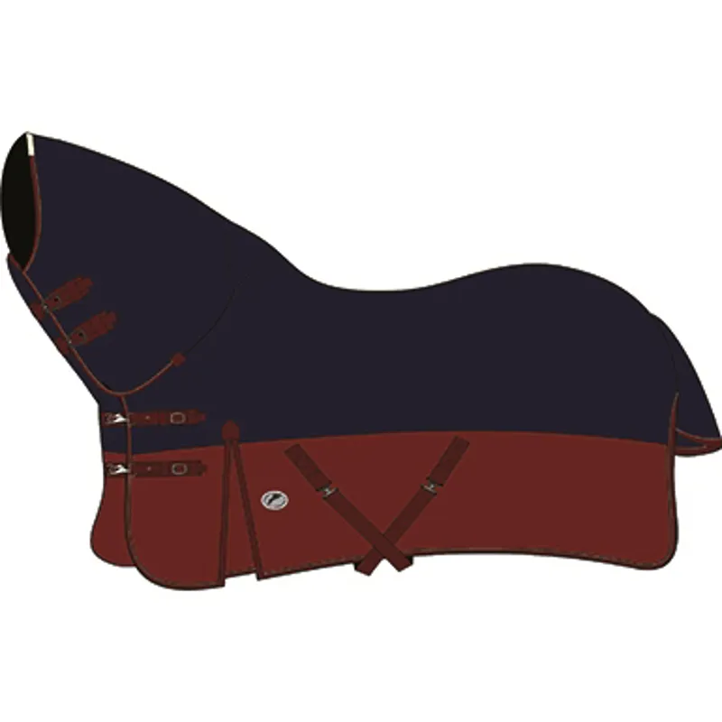Jumpers Horse Line Mediumweight Combo Turnout Rug In Blue