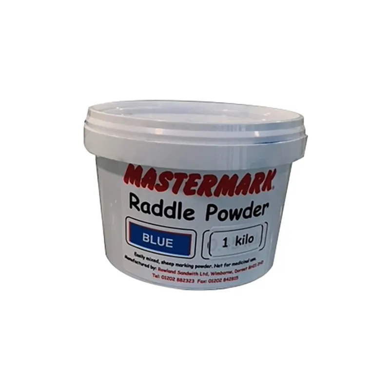 Trilanco Raddle Powder 1kg in Blue