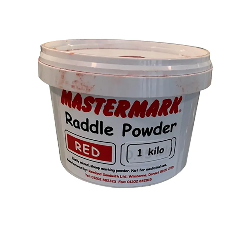 Trilanco Raddle Powder 1kg in Red