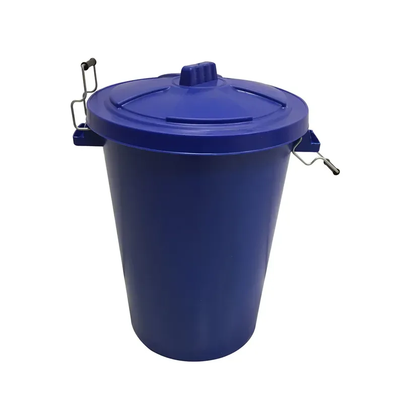 ProStable 85l Dustbin w/Locking Lid in Blue