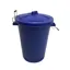 ProStable 85l Dustbin w/Locking Lid in Blue