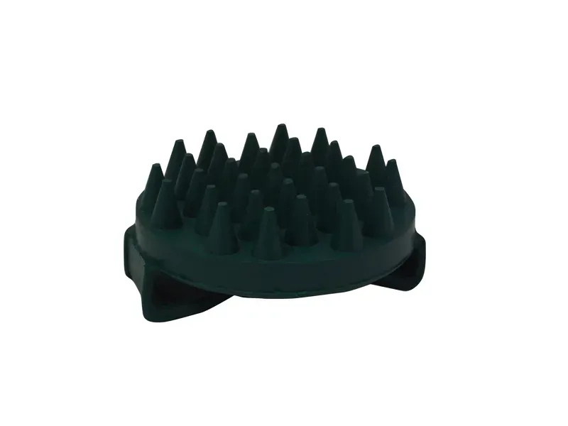 Bitz Rubber Groom Brush in Green
