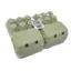 Eton 20 Pack Egg Box Plain Flat Top in Green
