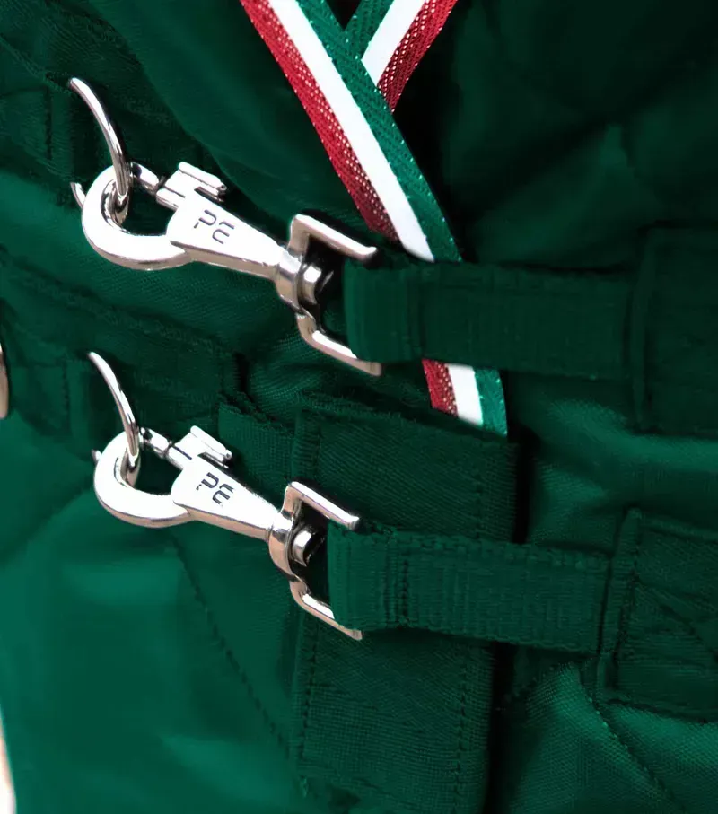 Premier Equine 100g Tuscan Stable Rug in Green-3