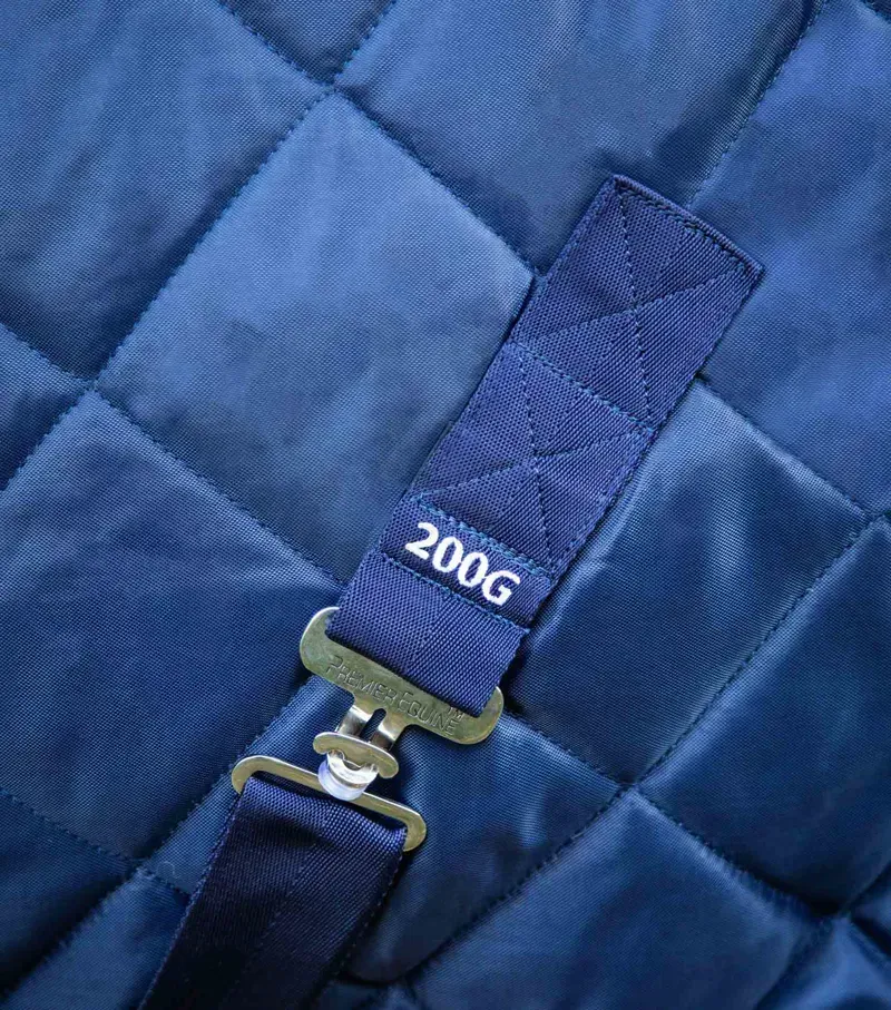 Premier Equine 200g Tuscan Stable Rug in Navy-4
