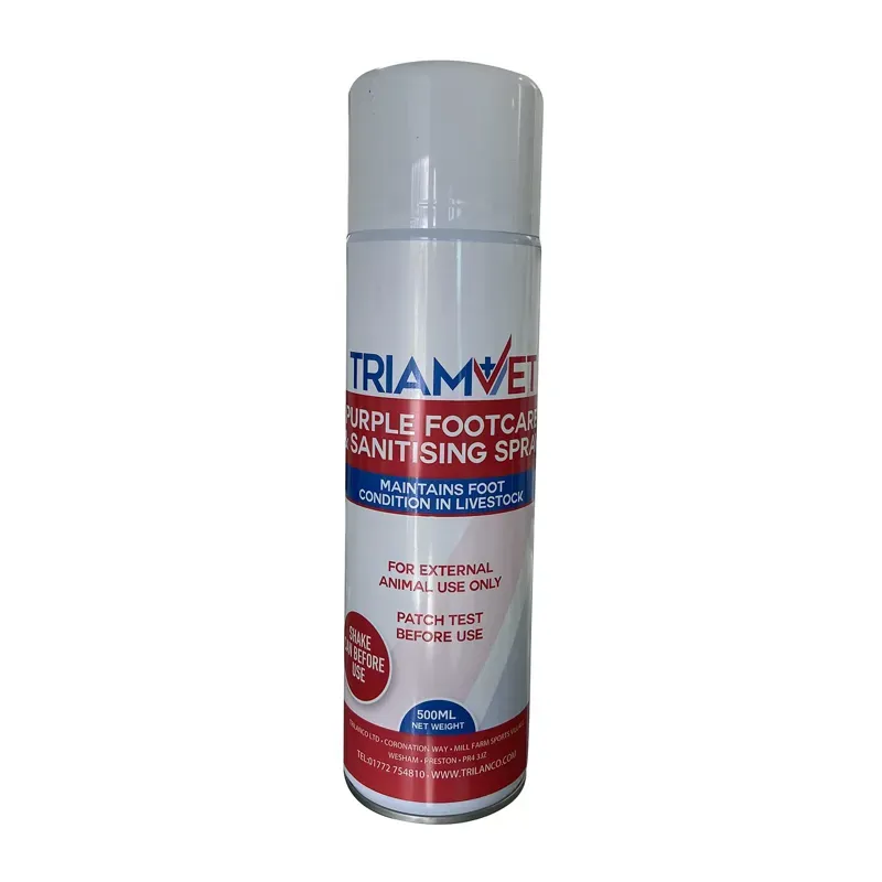 TriamVet 500 ml Purple Footcare and Sanitising Spray