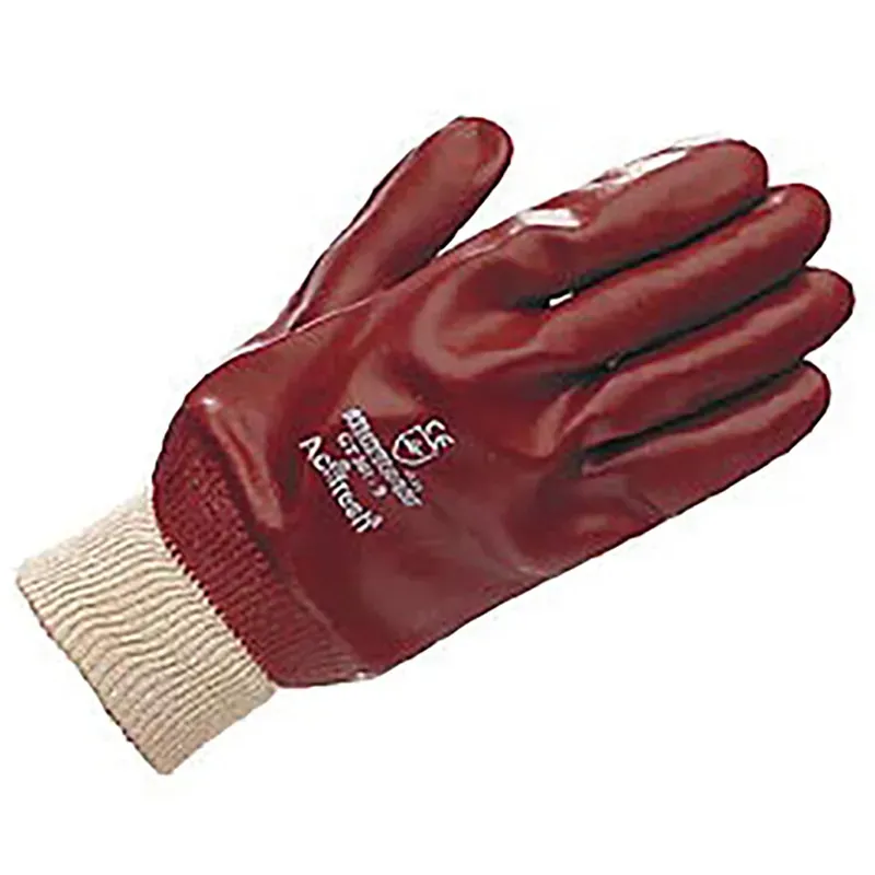 Trilanco Fully Coated Knit Wrist PVC Gloves