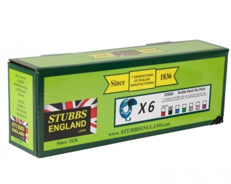 Stubbs Bridle Rack Six Pack in Blue