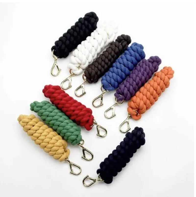 Hy Extra Thick Lead Rope in Red-1