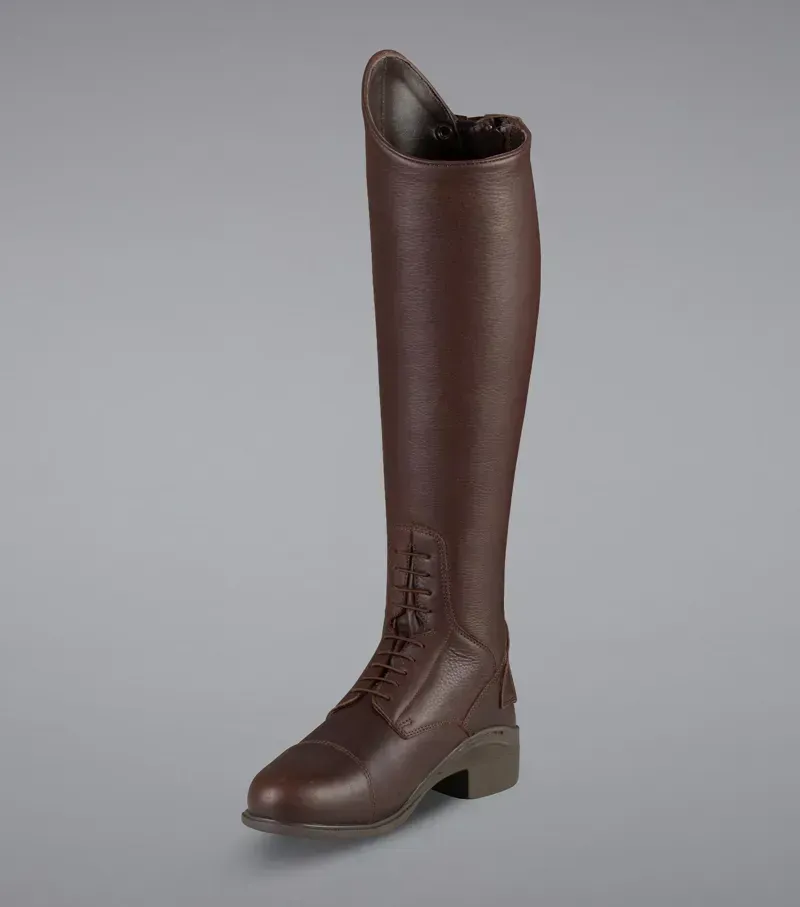 Premier Equine Ladies Regular Vallardi Leather Field Tall Riding Boot in Brown-3