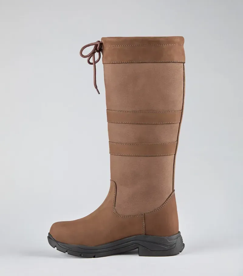 Premier Equine Wide Vallico Waterproof Country Boot in Brown-3
