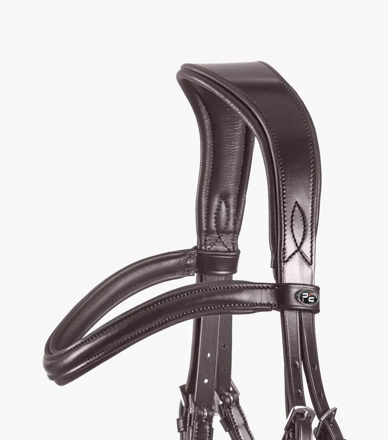 Premier Equine Verdura Anatomic Snaffle Bridle in Brown-5