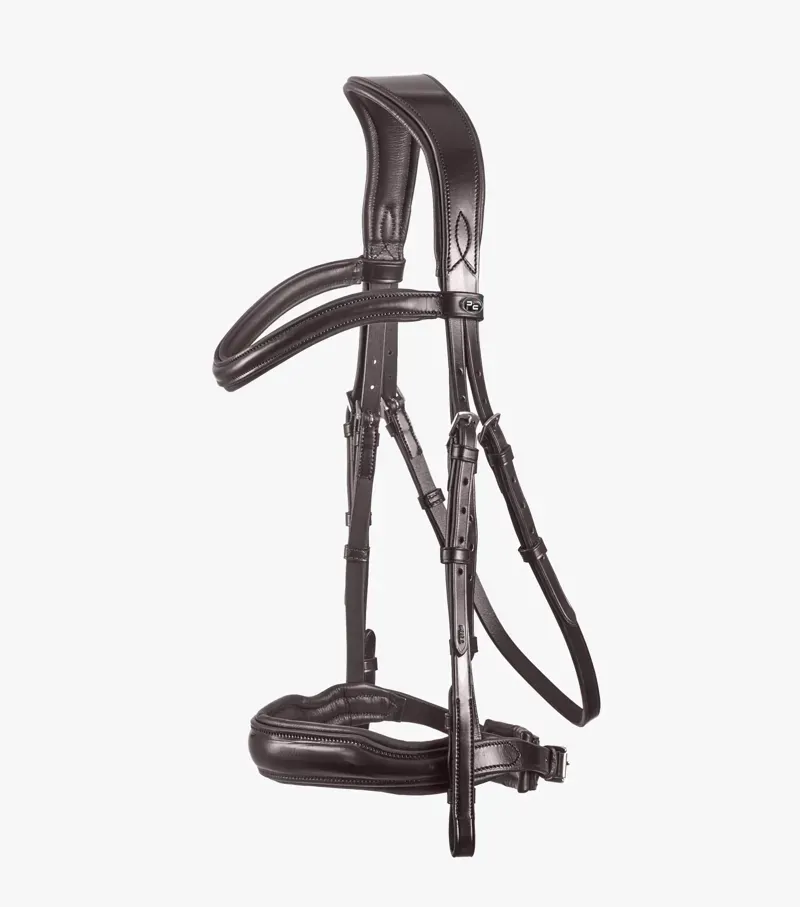 Premier Equine Verdura Anatomic Snaffle Bridle in Brown-3