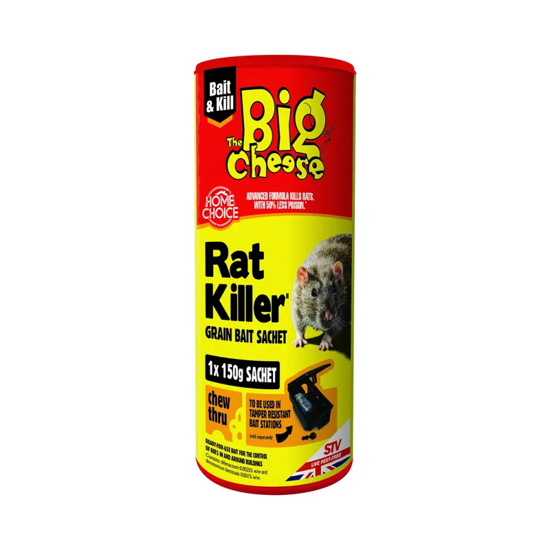 STV International The Big Cheese Rat Killer II Grain Bait