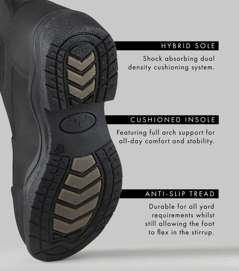 Premier Equine Vinci Waterproof Boot in Black-4
