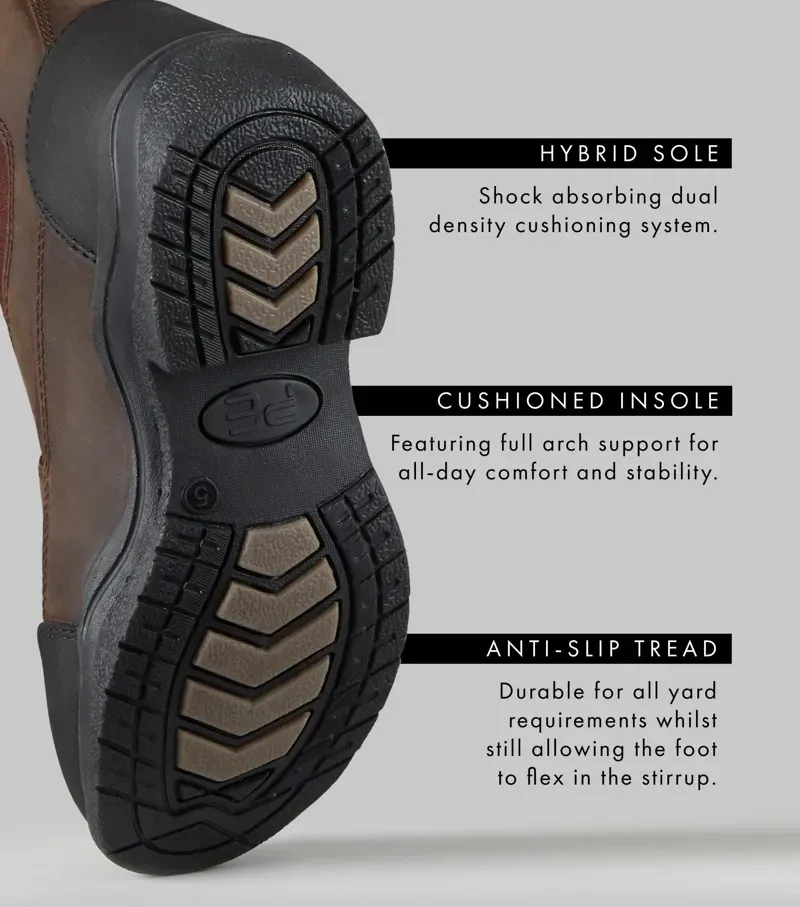 Premier Equine Vinci Waterproof Boot in Brown-4