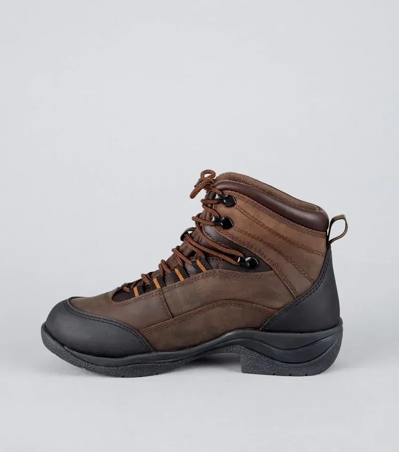 Premier Equine Vinci Waterproof Laced Boot in Brown-2