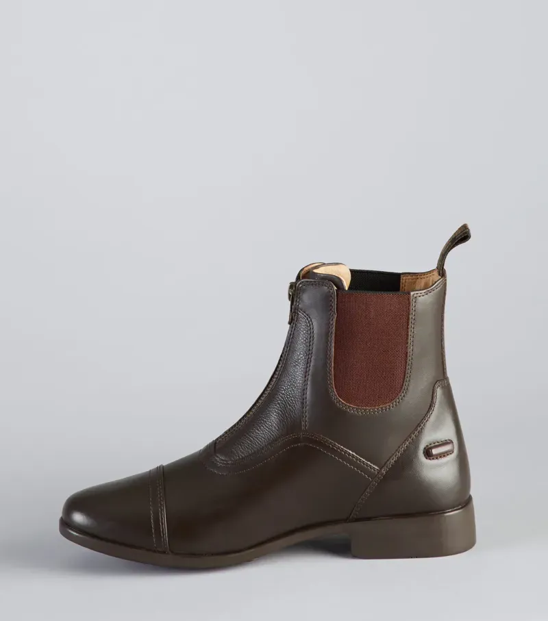 Virtus Junior Leather Paddock Boot / Brown uk 1-2