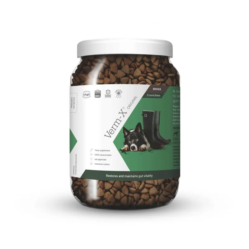 Verm-X 650 gm Herbal Crunchies For Dogs