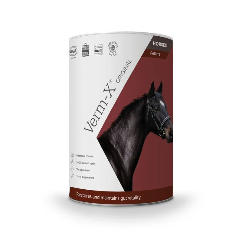 Verm-X 750 gm Herbal Pellets For Horses and Ponies