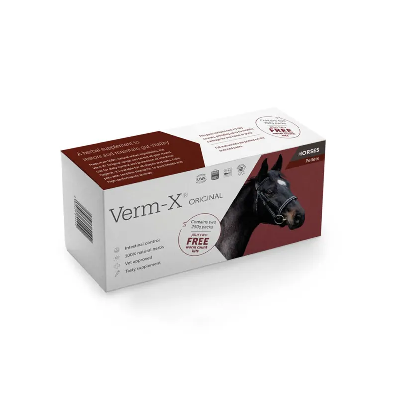 Verm-X Special Offer Promotion Pack Herbal Pellets For Horses in White