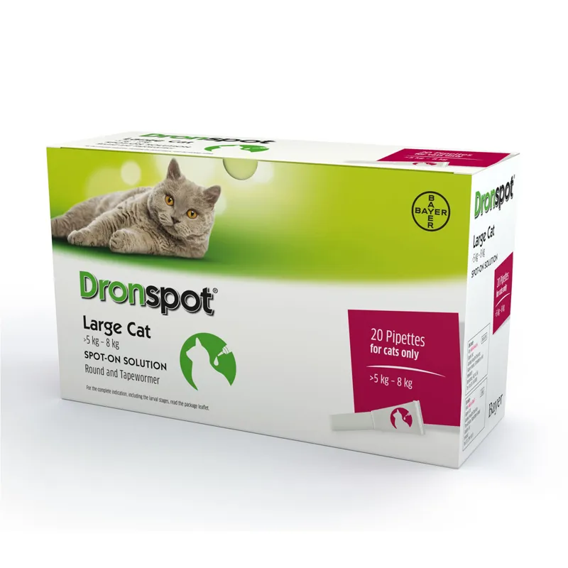 Vetonquinol 20 x 1.12 ml Dronspot Spot-On For Large Cats