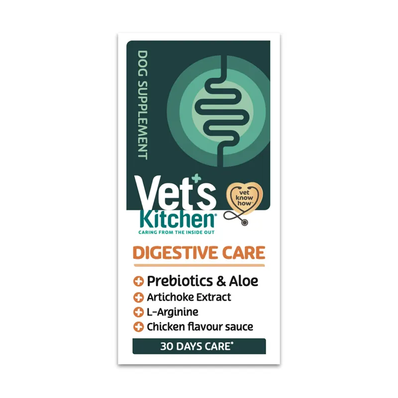 Vet's Kitchen Prebiotics and Aloe 300ml Dog Digestive Care in White