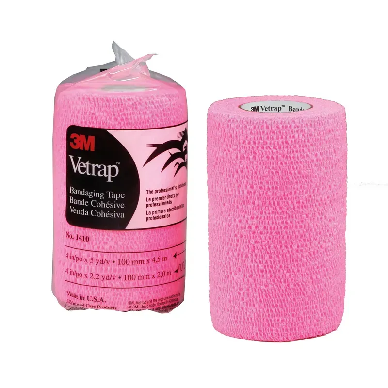 3M Health Care Vetrap 10cm Bandage in Pink