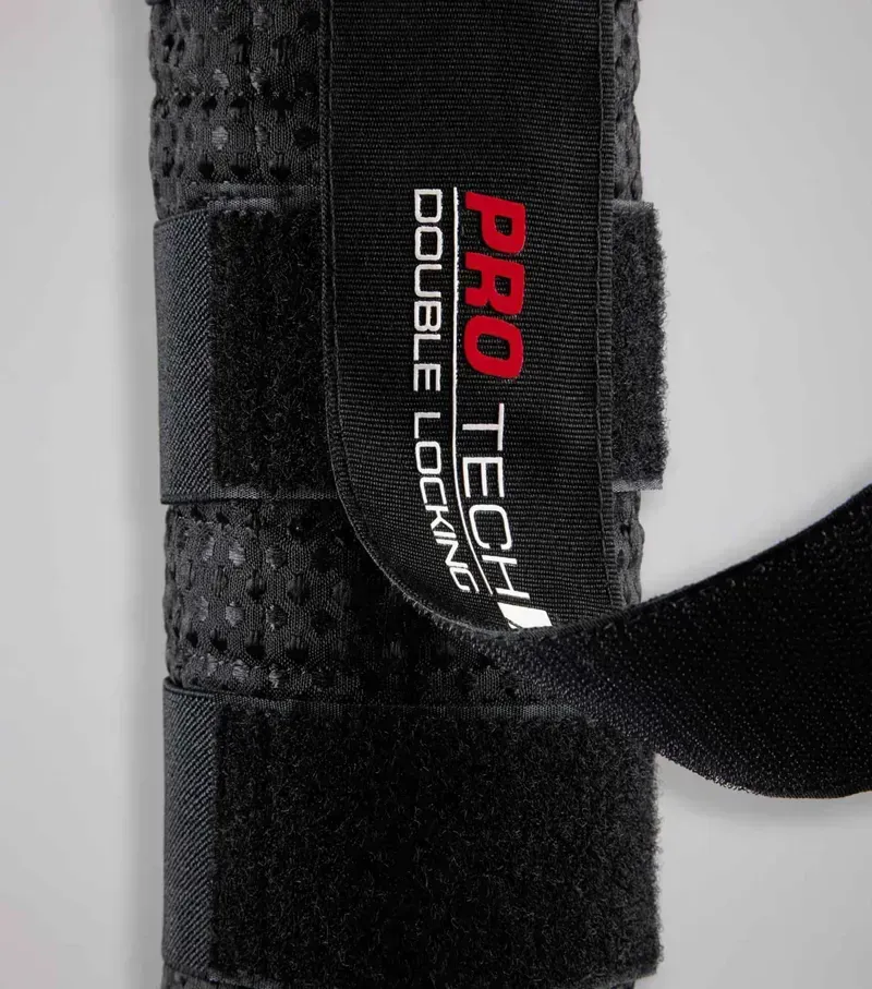 Premier Equine Waffle Quilted Double Locking Tail Guard in Black-3