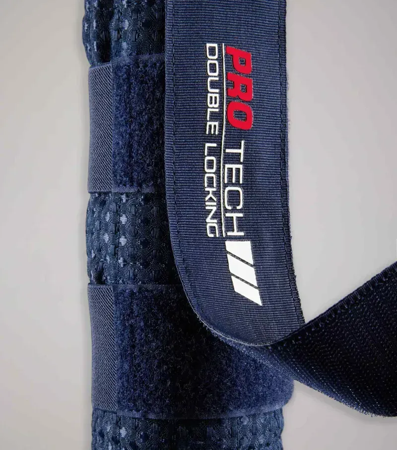 Premier Equine Waffle Quilted Double Locking Tail Guard in Navy-3