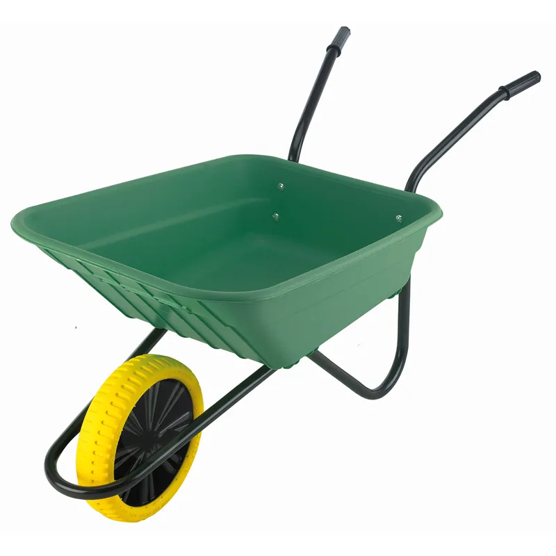 Walsall Multi-Purpose Wheelbarrow with Puncture Proof Wheel in Green
