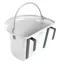 Stubbs Plastic Portable Manger/Grooming Bucket in White