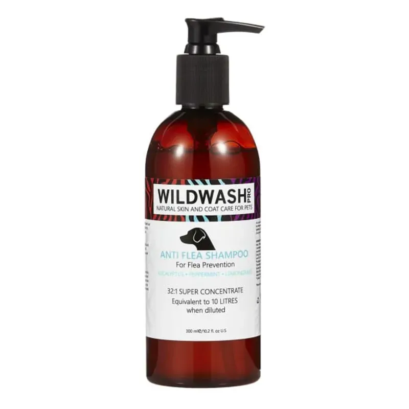 Pet Revolution WildWash 300ml Pro Anti Flea Shampoo