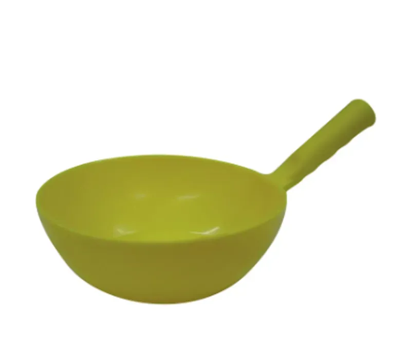 Harold Moore Plastic Round Feed Scoop in Yellow