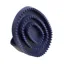 Bitz Large Rubber Curry Comb in Blue