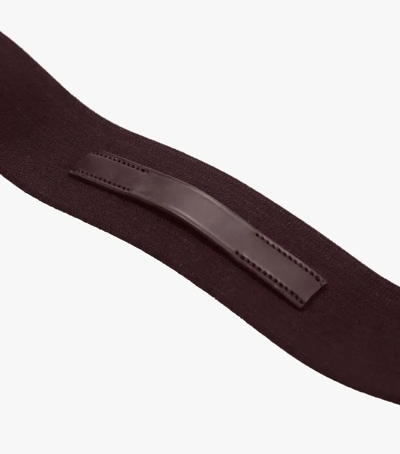 Premier Equine Zimella Elastic Breastgirth in Brown-5